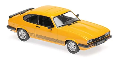 Minichamps 940082221 - Ford Capri 1982 Orange - Maßstab 1/43 - Sammlerstück Miniaturauto