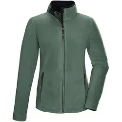KILLTEC KOW 3 WMN FLC JCKT Fleecejacke - Funktionsjacke für Damen, ideal als Übergangsjacke oder Midlayer, mit 2-Wege-Stretch für hohen Tragekomfort und praktischen verschließbaren Taschen.