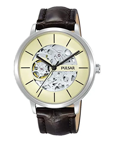 Pulsar Herrenuhr P8A005X1 - Elegante Edelstahluhr - Armbanduhren mit 42 mm Gehäusegröße, stilvolles Design aus Edelstahl und eine 1-jährige Herstellergarantie – ideal für modebewusste Herren.
