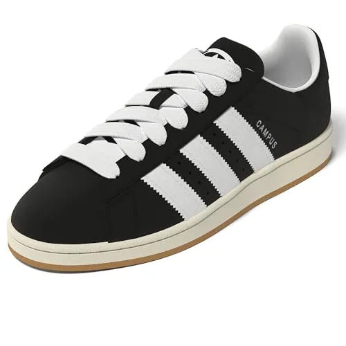 Adidas Campus 00s Core Black - EU: 46 2/3 - Sneaker mit vintage Charme, inspiriert von den 2000ern, und einer vergilbten Sohle für den perfekten Retro-Look. Leicht und bequem, ein Must-have für jeden, der Originalität und klassischen Stil schätzt.