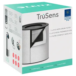 Leitz Ersatzfilter HEPA H13 Kombifilter für TruSens Z-3000, Z-3500 - Zubehör für Luftreiniger, filtert 99,95% der Schadstoffe wie Bakterien und Allergene. Waschbarer Vorfilter und Aktivkohlefilter entfernen Gerüche und sorgen für reine Luft.