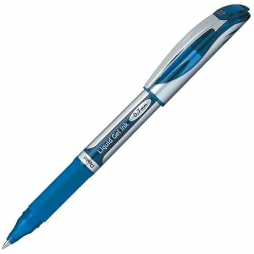 Pentel BL57-CO Gelschreiber Energel blau, 3 Stück