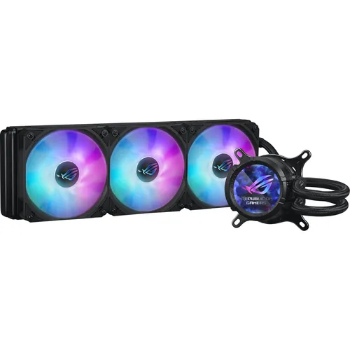 ASUS ROG Strix LC III ARGB LCD - CPU Wasserkühlung mit RGB-Beleuchtung und LCD-Display für optimale Kühlleistung und stylisches Gaming-Setup.