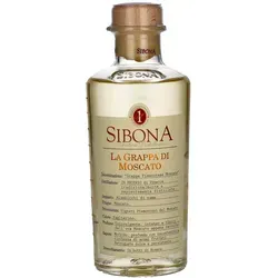 Sibona La Grappa di MOSCATO 40% Vol. 0,5l