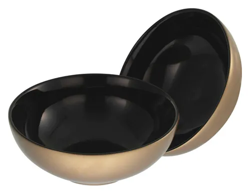 CreaTable - Golden Days - Müslischale 2-tlg (Schwarz)