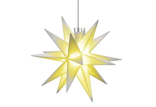 EK HANDEL LED-Stern Trafo 18 Z Ø12cm ws in weiß von No-Name-Produkt