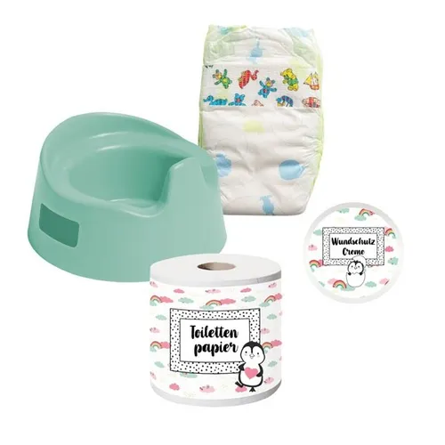 Vedes Puppen-Töpfchenset Pinguin mit Zubehör 806