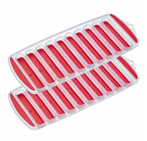 WESTMARK Eiswürfelform 2 Stück, zum Herstellen von 2x 10 Eisflaschen-Sticks, Stixx