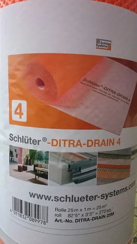 Schlüter DITRA DRAIN Verbunddrainagematte