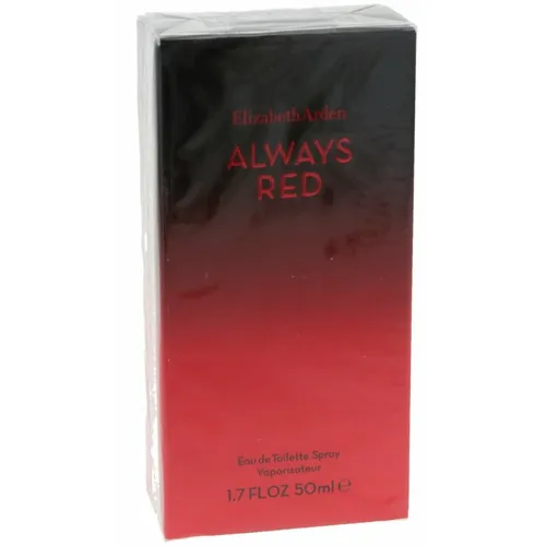 Elizabeth Arden Always Red Eau de Toilette 50ml Spray - Blumig-fruchtiger Duft für Damen, ideal für besondere Anlässe. Das Eau de Toilette von Elizabeth Arden verleiht Ihnen einen eleganten Auftritt mit einem Hauch von Frische.