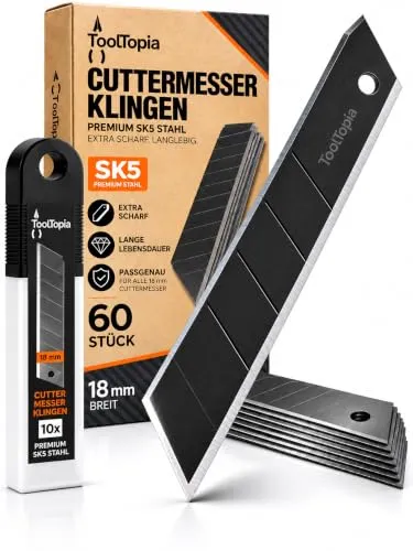Cutter-, Schaber- & Spachtelklingen von ToolTopia
