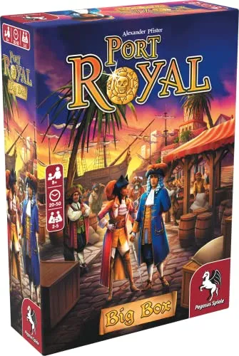 Port Royal Big Box (English Edition) - Gesellschaftsspiel für strategische Abenteuer, enthält alle Erweiterungen und ist perfekt für Spielabende mit Freunden.