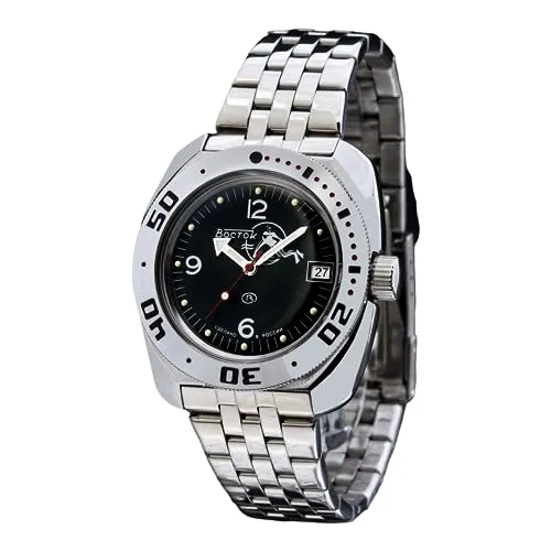 Vostok / Wostok Amphibian 2416 710634 Russisches Militär Mechanische Uhr