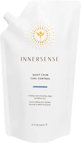 Innersense Organic Beauty Quiet Calm Curl Control Refill 946 ml Stylingcreme - Haarstyling-Produkte, feuchtigkeitsspendende Stylingcreme für definierte Locken ohne Frizz, mit biologischen Inhaltsstoffen für ein harmonisches Haargefühl.