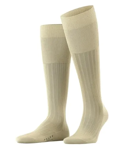 FALKE Herren Kniestrümpfe Milano M Kh Baumwolle lang einfarbig 1 Paar, Beige Sand 4320, 45-46