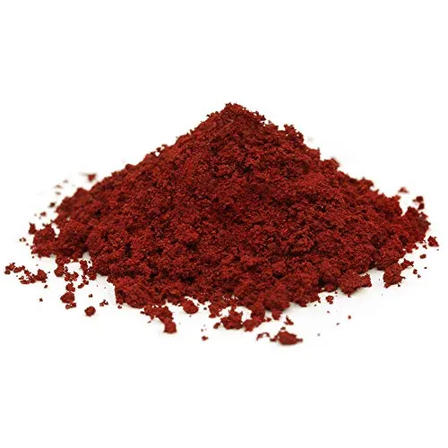 @tec Premium Pigmentpulver, Eisenoxid, Oxidfarbe - 1kg Farbpigmente/Trockenfarbe für Beton + Wand - Farbe: ziegelrot/rot/ziegel