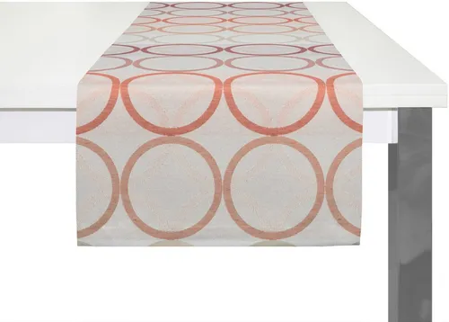 Wirth Tischläufer ZIRBELLO orange in orange von Wirth