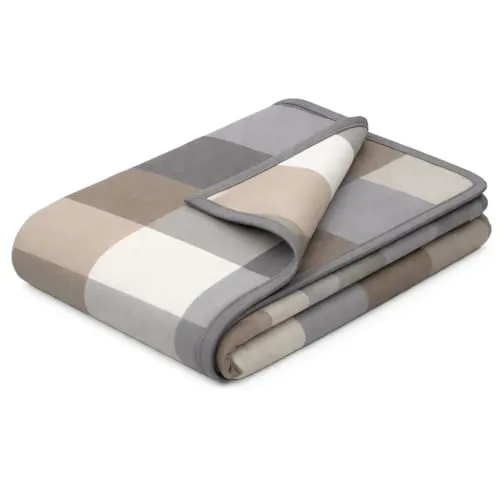 biederlack Cotton Home Wohndecke Timeless in weiß von Biederlack