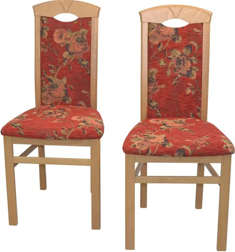 HOFMANN LIVING AND MORE Esszimmerstuhl (Set, 2 St) in rot von HOFMANN LIVING AND MORE