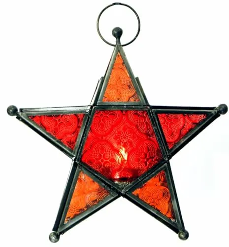 Kerzenständer Rot von Guru-Shop