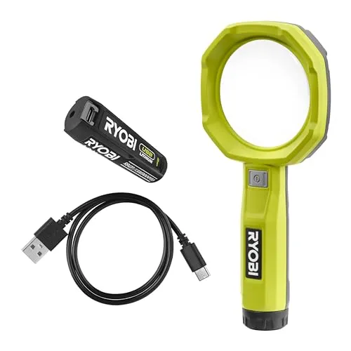 RYOBI 4 V USB-LITHIUM Akku-Lupenleuchte RML4-120G von Ryobi