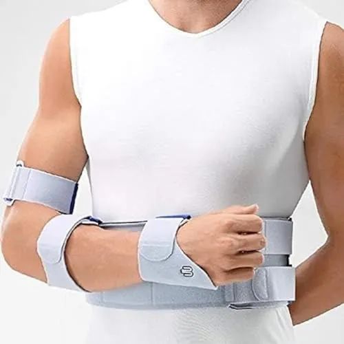 Bauerfeind Omoloc Schulterbandage rechts, Größe 1 - Medizinische Verbrauchsmaterialien für Schultern, fixiert Arm und Ellenbogen, lindert Schmerzen und immobilisiert die Schulter für optimale Unterstützung bei Instabilität und postoperativen Phasen.