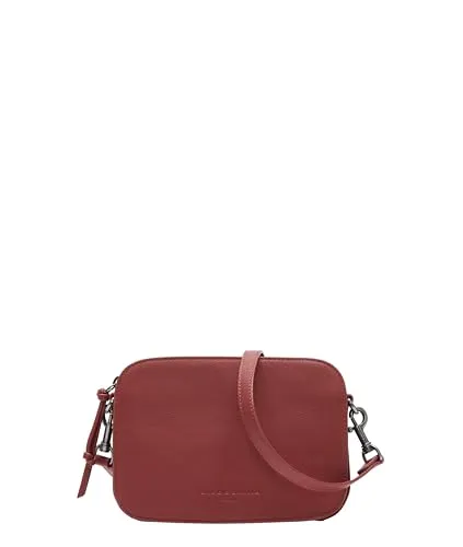 LIEBESKIND BERLIN Crossbody CARRY OVER HARRIS - Damen Handtasche aus hochwertigem Leder in true red, ideal für stilbewusste Frauen. Mit praktischem Reißverschluss und zwei zusätzlichen Fächern für optimale Organisation.