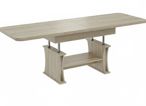 designimpex Couchtisch DA-777 – Höhenverstellbarer und ausziehbarer Tisch - Vielseitiger Couchtisch DA-777 mit Stauraum und zeitlosem Design. Perfekt für Wohnzimmer und Esstisch, bietet er Flexibilität und Platz für Ihre Bedürfnisse.