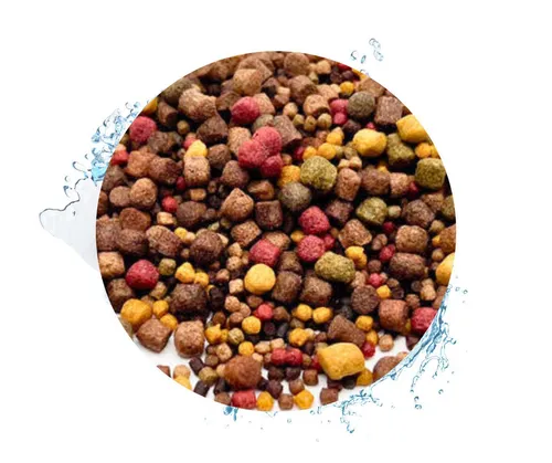Warnick's Koifutter 5-Sorten Mix mit Spirulina – 3-6mm Pellets für Zierfische - Vielseitiges Alleinfuttermittel für Koi und Zierfische. Hohe Akzeptanz dank Insektenmehl, leicht verdaulich und ideal für alle Jahreszeiten. 15 Liter in PE-Beutel für optimale Frische.