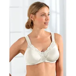 Viania Bügelloser BH Komfort-BH ohne Bügel beige 95 - Funktionsunterwäsche, bequemer und eleganter Komfort-BH ohne Bügel, aus hochwertiger Spitze für ein angenehmes Tragegefühl und optimale Unterstützung.