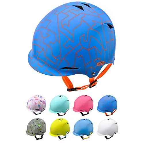 meteor® Kinder BMX Helmet Scooter Kinderfahrradhelm Sicherer Fahrradhelm Kinder inliner Helm Roller-Helm Jungen Kinder-fahrradhelm für Mountainbike Inliner skaterhelm