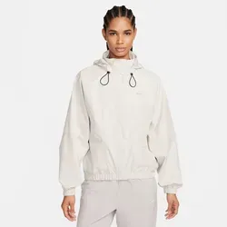 Nike Storm-Fit Swift Laufjacke Damen - Creme, Größe L (S, XL verfügbar) - Funktionsjacke für Läuferinnen, wind- und wasserabweisend dank Storm-Fit Technologie, sorgt für Bewegungsfreiheit und Sichtbarkeit bei Dämmerung.