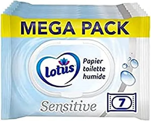 Lotus Feuchtes Toilettenpapier Sensitive in weiß von Lotus