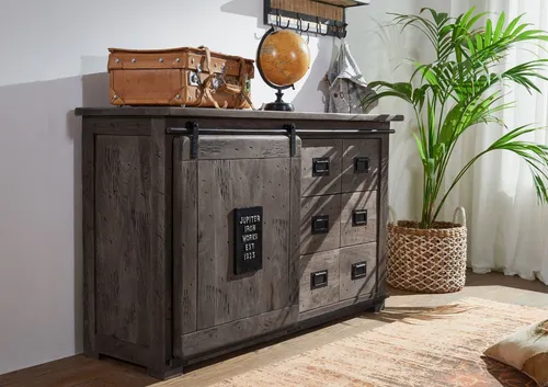Buffets & Sideboards Grau von Massivholzmöbel24