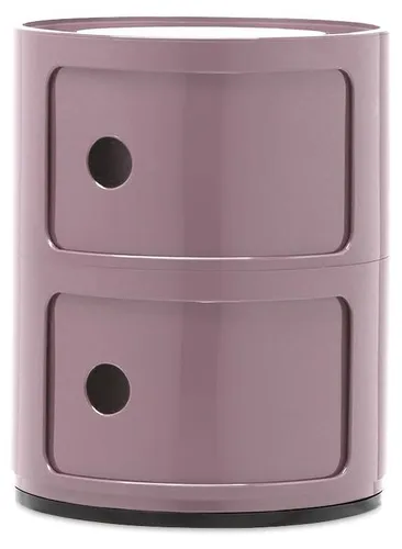 Kartell Componibili Container 2-fächer, Malve in lila von Kartell