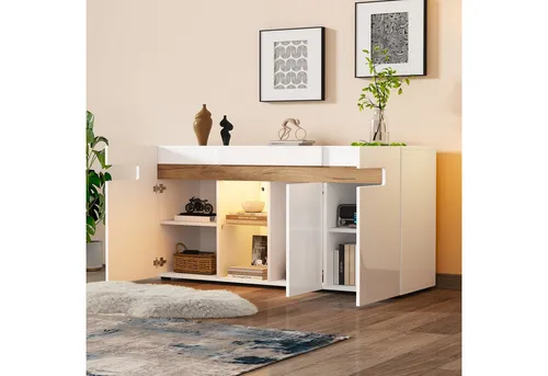 STILVORA Sideboard mit LED & App-Steuerung