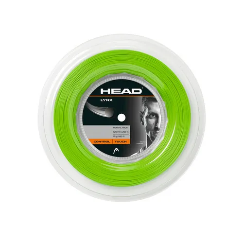 12m Head Lynx grün 1,25mm - Hochwertige Tennissaiten - Tennissaiten in grün, 12 m lang und 1,25 mm stark bieten optimale Spielkontrolle und Haltbarkeit für ambitionierte Spieler.