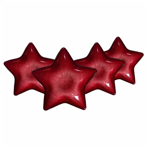 Ritzenhoff & Breker Starlight Teller 4er Set in rot von Ritzenhoff & Breker