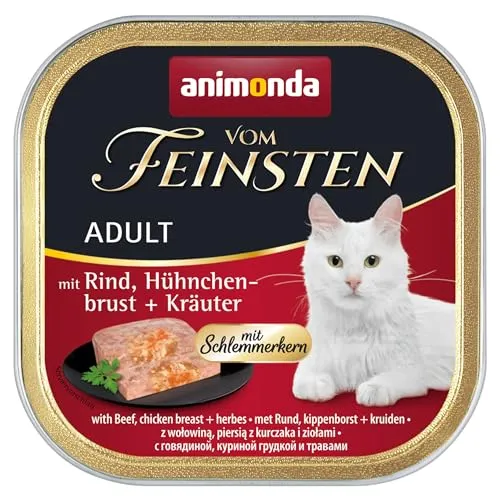 Animonda Vom Feinsten Rind & Hühnchenbrust mit Kräutern (32 x 100g)