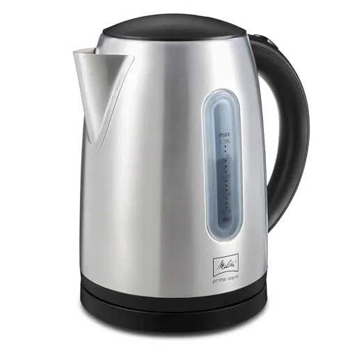 MELITTA Prime Aqua Wasserkocher, Edelstahl 1,7 L, 2200 W