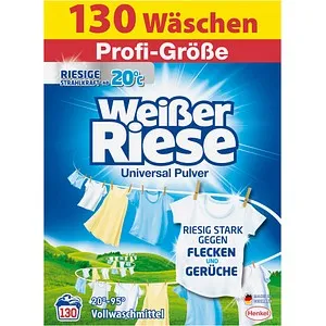Weißer Riese Universal Waschmittel Pulver, 6,5 kg