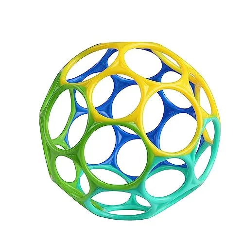 Oball Classic, Flexibles und leicht Greifbares Design für Kinder Jeden Alters, Blau/Grün