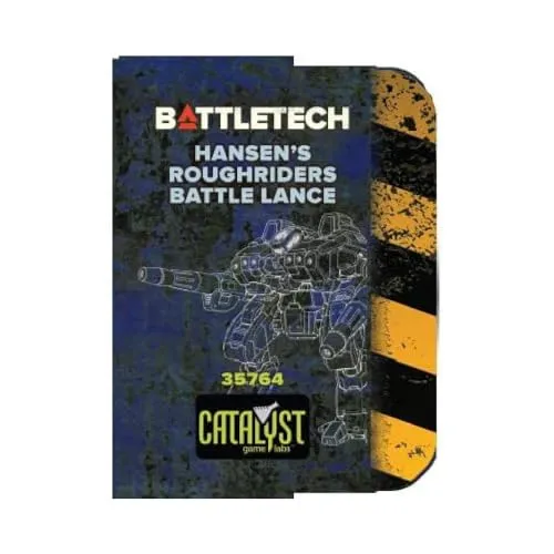 Battletech Hansens Roughriders Battle Lance EN - Strategisches Science-Fiction Miniaturenspiel für 2 Spieler mit variablen Fähigkeiten und spannenden Konflikten. Ideal für BattleTech-Fans!
