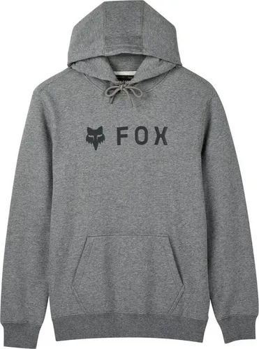 Fox Herren Absolute Fleece Hoodie - Größe S, grau - Hochwertiger Hoodie in Größe S mit Kängurutasche, weichem Fleece und zeitlosem Design, perfekt für Freizeit und Sport.