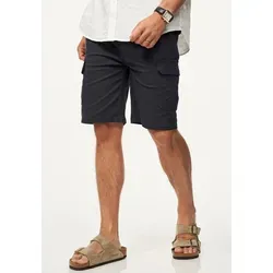 SOULSTAR Cargoshorts mit Stretchanteil Kurze Hose für Herren Sommershorts mit Elasthan-Anteil & Gummibund - Bermuda Regular-Fit blau S