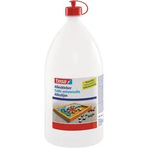Tesa Alleskleber 57007 - 1750g, wasserfest und stark haftend für vielseitige Anwendungen auf Papier, Holz, Glas und mehr