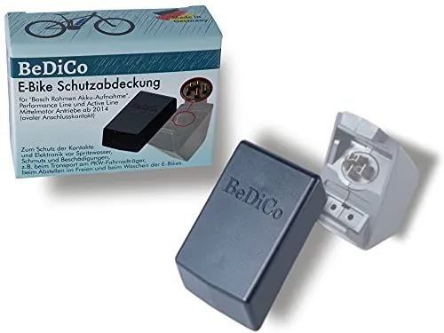 BeDiCo Bosch Pin Abdeckung E-Bike Schutzabdeckung für Bosch Rahmen Akku-Aufnahme der SerieActive-, Performance-, Line- und CX ab 2014.