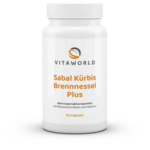 Vita World Sabal-Kürbis-Brennnessel Plus | vegan | 60 Kapseln