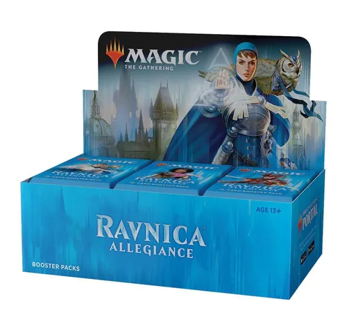 Ravnica Allegiance Display | Magic the Gathering Booster NEU & OVP - TCG OVP Displays mit 36 Boostern der Edition Ravnica Allegiance, ideal für Sammler und Spieler, die ihre Kartenvielfalt erweitern möchten.