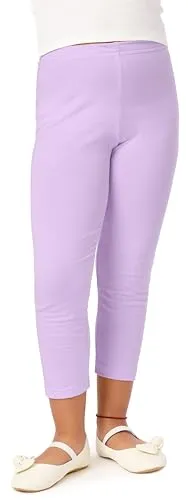 Merry Style Mädchen 3/4 Leggings aus Viskose MS10-131 (Hellviolett, 152 cm)